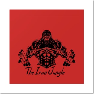 The Iron Jungle Gorilla Gym Posters and Art